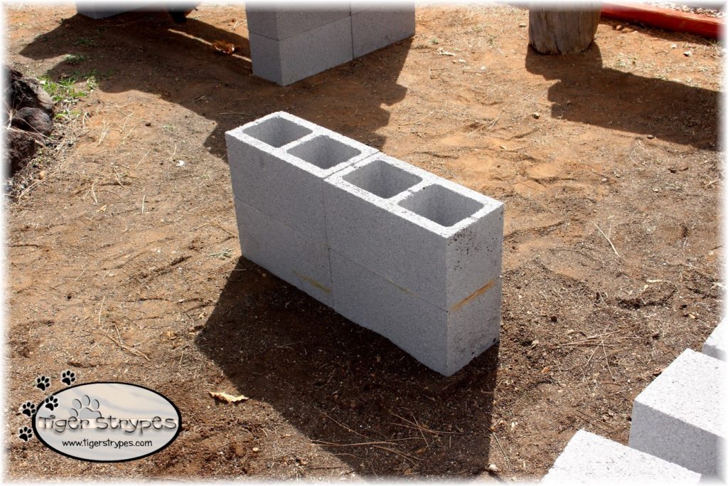 Learn How to Make an Outdoor Brick Bench TigerStrypesBlog