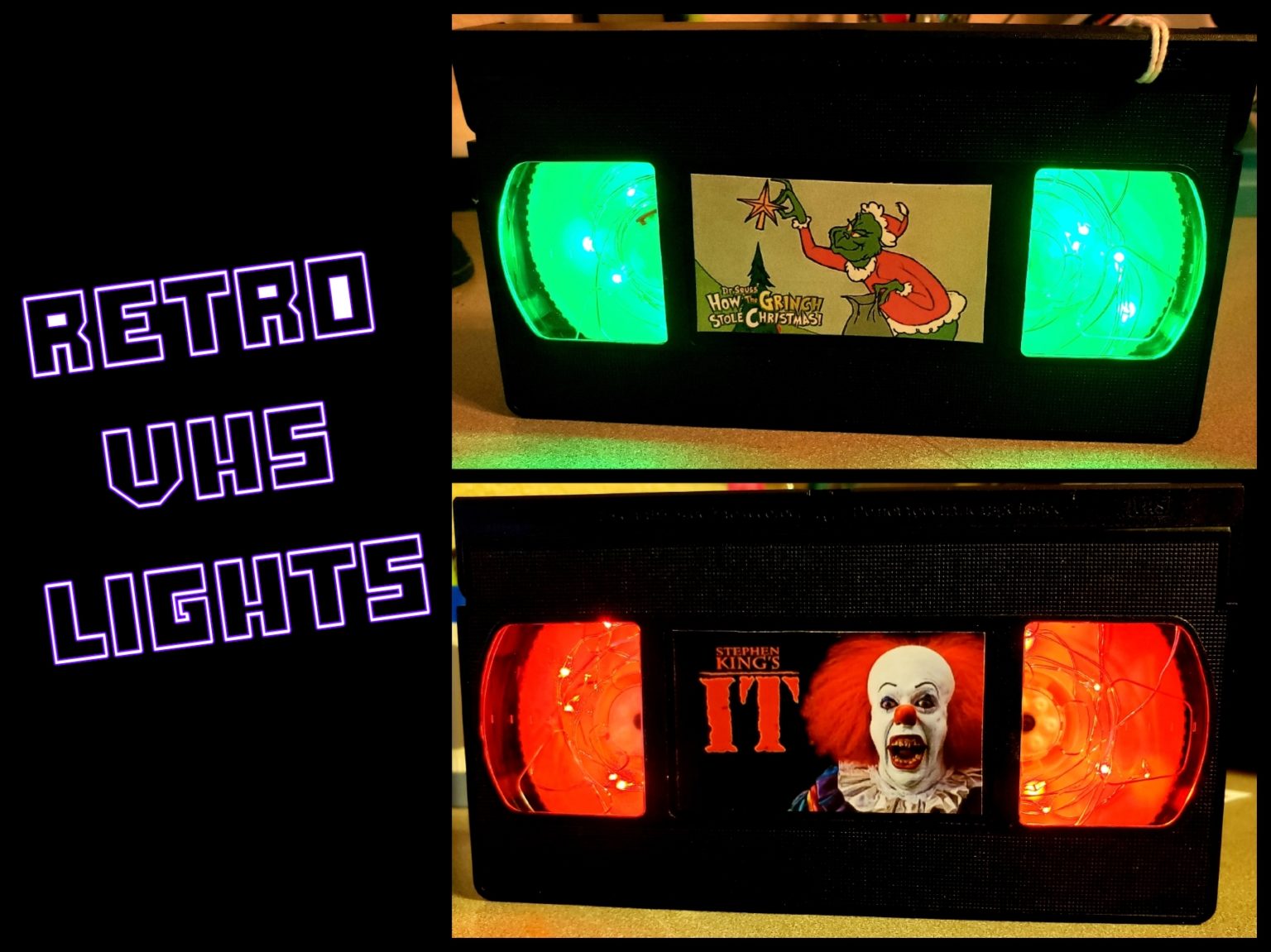 Learn to Make Some Retro VHS Lights TigerStrypesBlog