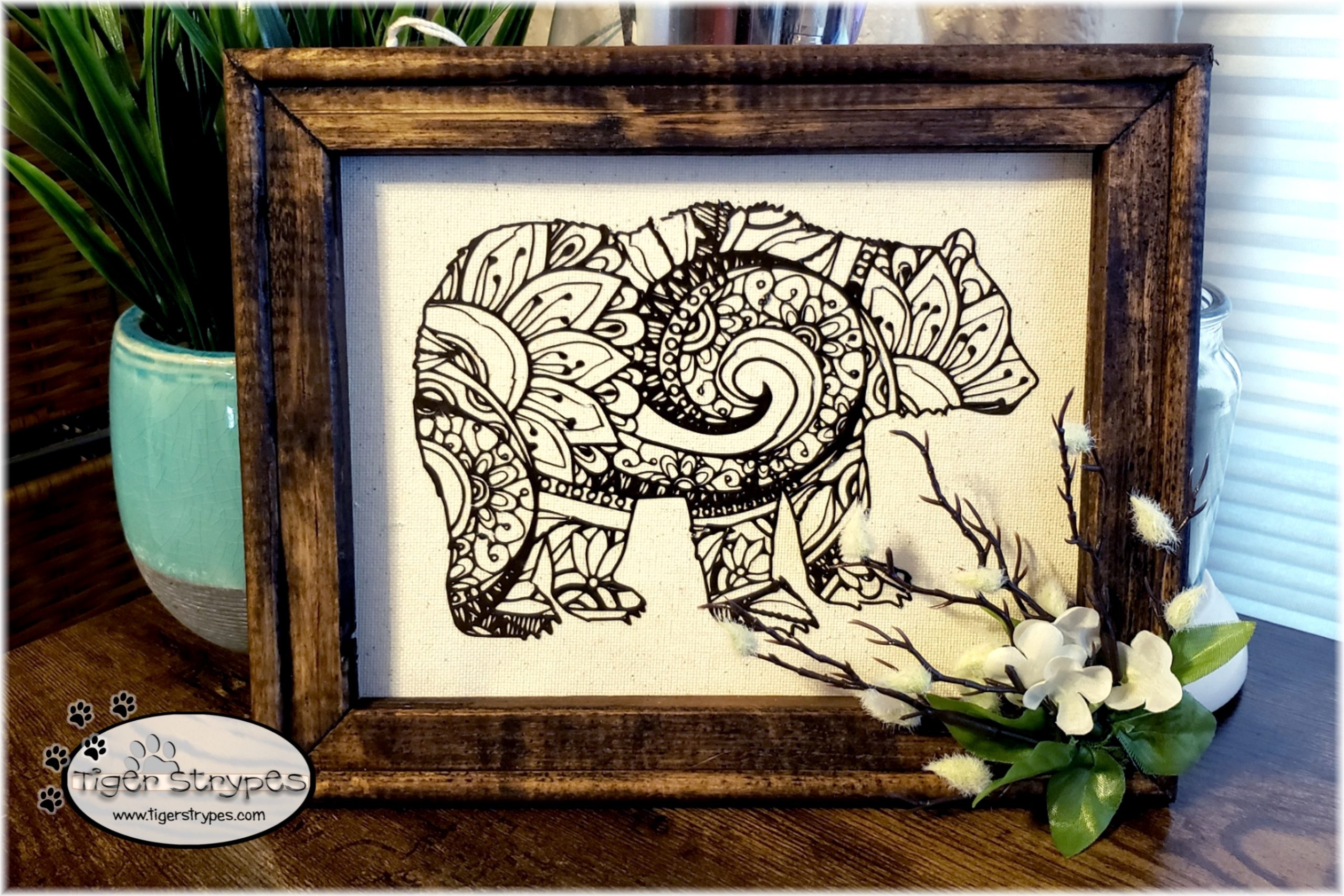 How to Make a Reverse Canvas: Easy & Inexpensive Framed Art!